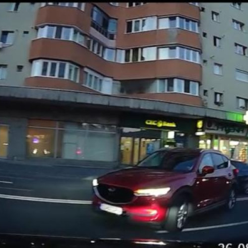Șofer care a încălcat regula de circulație, surprins în timp ce a pătruns pe contrasens