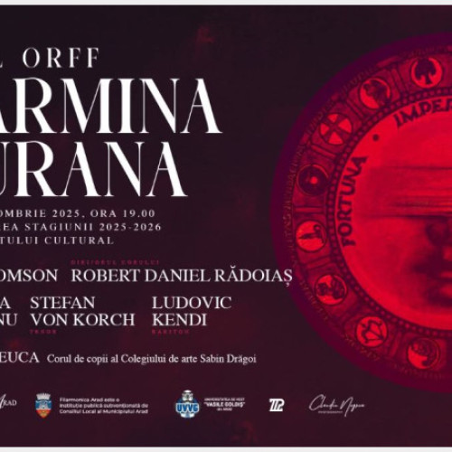 teatru de deschidere al stagiunii 2025/2026 la filarmonica din arad cu "carmina burana"