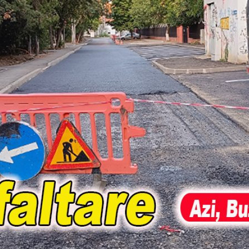 Reparații în zonă intens circulată din Buzău pentru un început de an școlar mai sigur