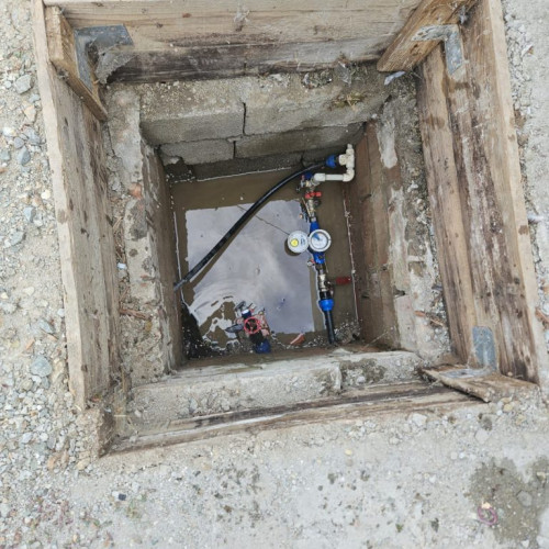 Detectare de bransament clandestin de apă în Târgu-Jiu