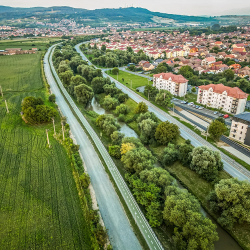 Extinderea pistei de biciclete de pe malul Cibinului din Sibiu produce schimbări importante