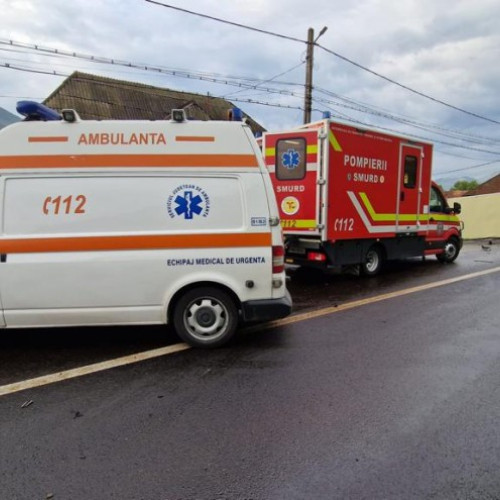 Accident rutier cu două camioane în comuna Itești: două persoane au fost rănite