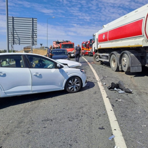 accident rutier pe autostrada A1, în zona Zadareni