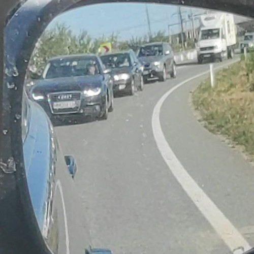 traficul, aglomerat pe drumul Tântăreni – Filiași din cauza meciului dintre Istanbul Başakşehir și Universitatea Craiova