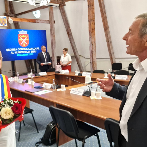 Un sibian a surprins o scenă neobișnuită în timpul unei ședințe a Consiliului Local Sibiu