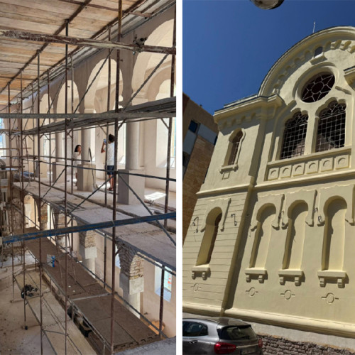 sinagoga mare din constanța se află în proces de restaurare