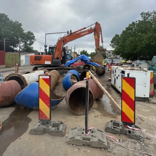 Afectări în zonele centrale ale Constanței din cauza lucrărilor la rețeaua de apă