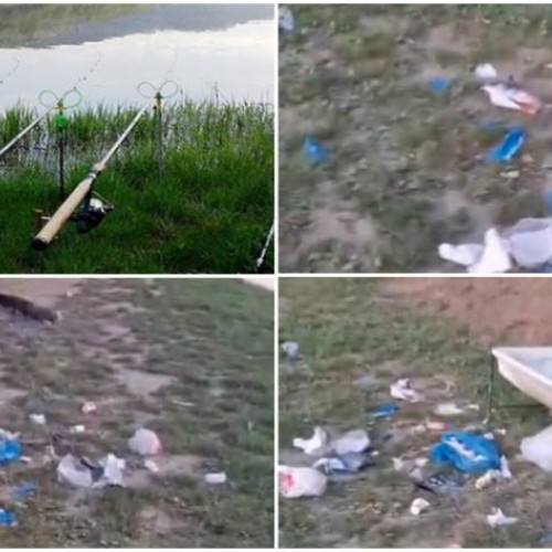 Probleme de curățenie la lacul din Sântejude, Cluj