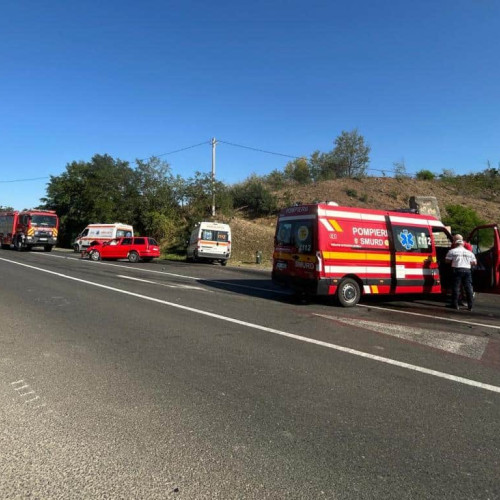 accident pe DN 7 în zona Tartaria, între Sebeș și Cugir