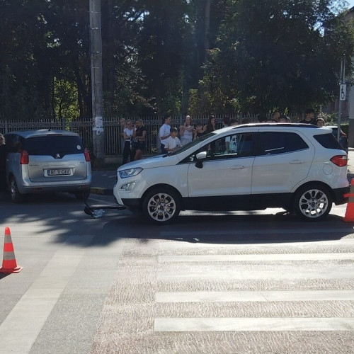 Accident rutier în Botoșani: copil lovit pe trecerea de pietoni