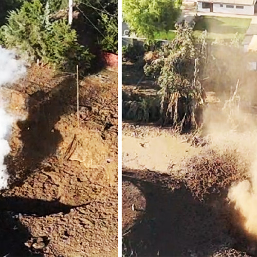 Pericol de explozie la amara după descoperirea unui gaz la excavări