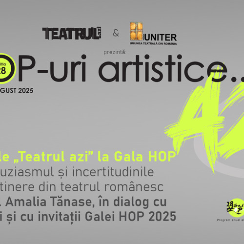 Gala HOP 2025, o platformă pentru tinerii actori din România