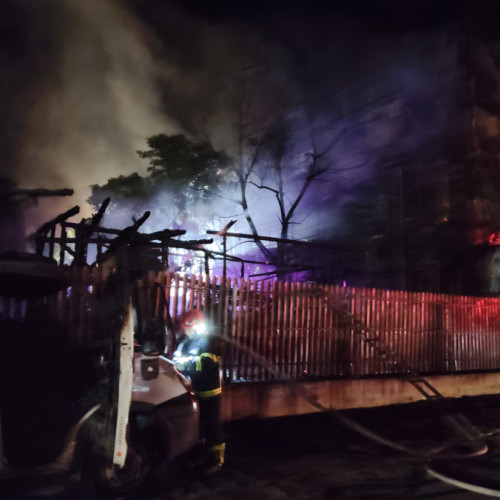 Incendiu devastator la restaurantul "Levant" din micro 17, galati