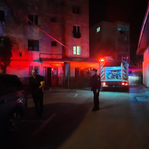 Incendiu într-un apartament din Botoșani, provocat de un țigară uitată