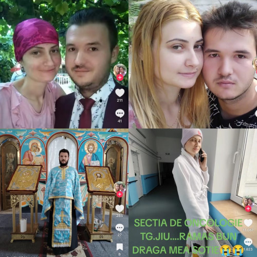 Comunitatea religioasă din apropierea municipiului Motru, în doliu după decesul Deliei, soția părintelui Claudiu Pitiga