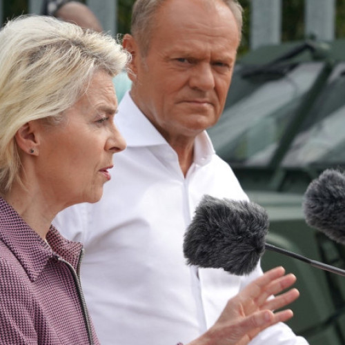Von der Leyen la granița Poloniei cu Belarus: „un prădător” Putin și avertisment despre schimbare
