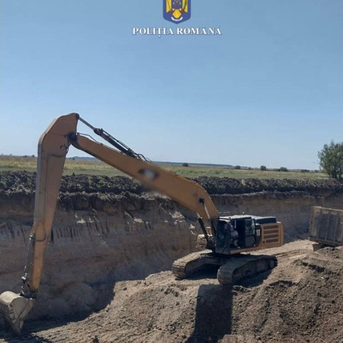 Bărbat din Poiana reținut în anchetă pentru exploatare ilegală de resurse minerale