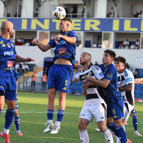 Unirea Slobozia pierde în fața Universitatea Cluj într-un meci de campionat