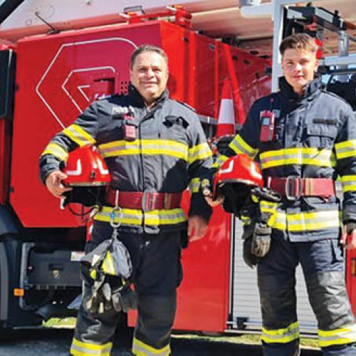 Fiul unui pompier își propune să-și depășească tatăl