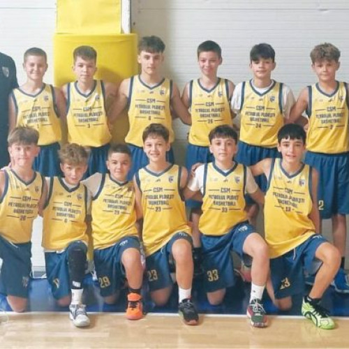 Baschetbaliștii U12 de la CSM BBA Petrolul Ploiești termină pe locul 8 la turneul final din Sibiu