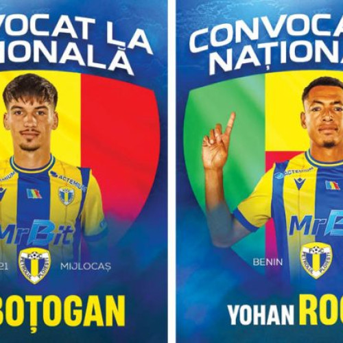 Fundașul Yohan Roche și mijlocașul Alin Boțogan în lotul U21 pentru calificările Euro 2027