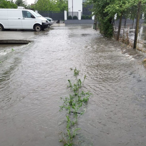 Bistrița: record de precipitații în iulie și planuri pentru rețea de captare a apelor pluviale