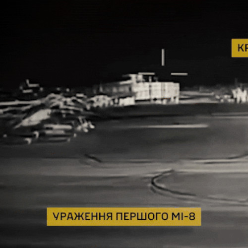 HUR susține că a distrus elicoptere rusești și a lovit un remorcher în Crimeea ocupată