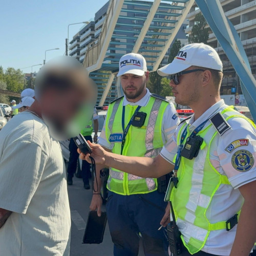 Peste 460 de polițiști monitorizează traficul în Constanța pentru siguranța rutieră