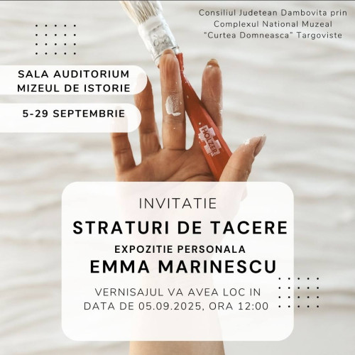 Expoziția Straturi de tăcere, la Muzeul de Istorie din Târgoviște