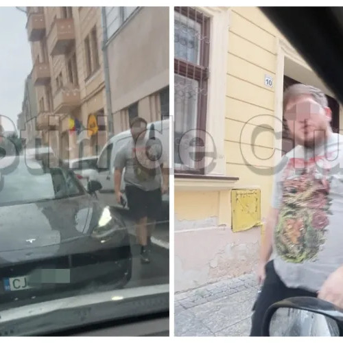 Incident tensionat pe strada I.C. Brătianu din Cluj-Napoca