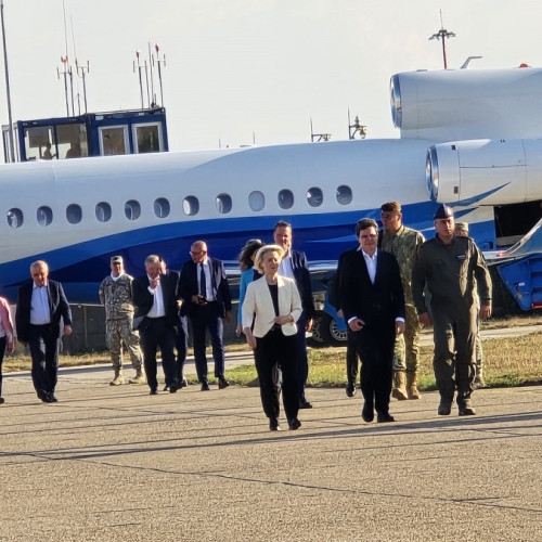 Ursula von der Leyen în vizită la Constanța pentru consolidarea cooperării UE-NATO