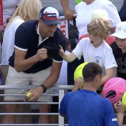 Scandal la US Open după ce o șapcă a fost luată de la un copil, implicând un om de afaceri polonez