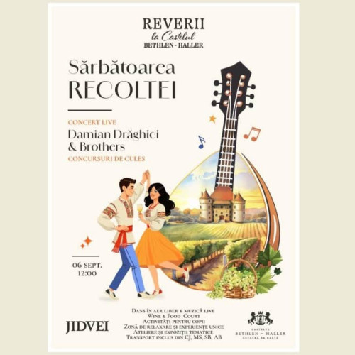 Sărbătoarea recoltei la Castelul Bethlen-Haller din Cetatea de Baltă, organizată de Jidvei