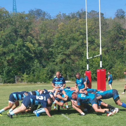 Rugbiștii de la CSM Galați pregătiți pentru turneul play-off după meci de verificare la Bârlad