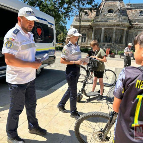 Copil de 9 ani în Botoșani, surprins pe o trotinetă electrică cu viteză de 51 km/h