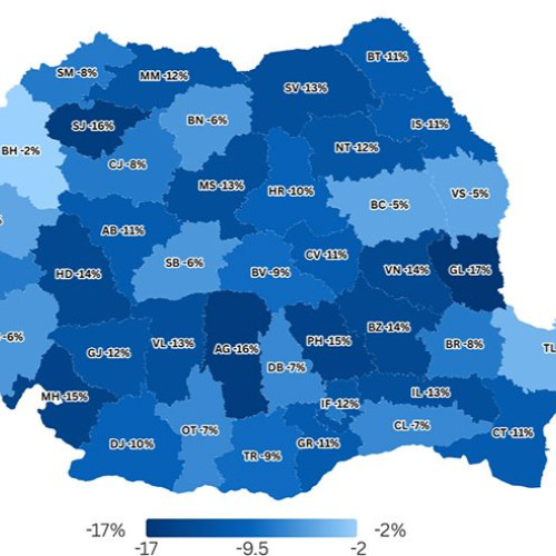 Informații prezentate la o conferință guvernamentală, sub formă de grafice, însoțite de comentarii ale lui Ilie Bolojan