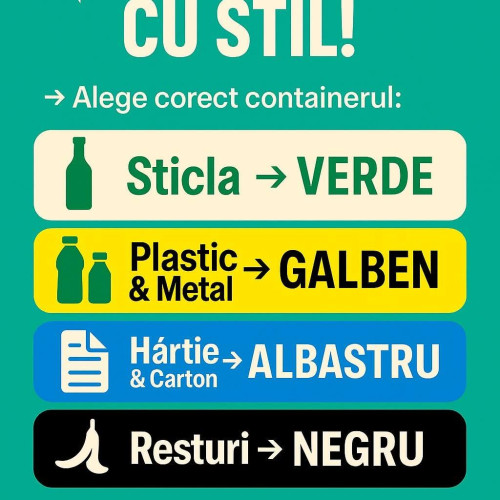 Reciclarea ca motor al unui viitor curat în județul Dâmbovița
