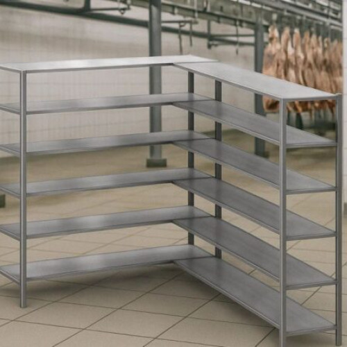Rafturi din oțel inoxidabil pentru depozitarea carcaselor de carne, cel mai pretențios model