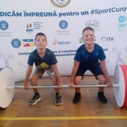 Haltere la finalele naționale pentru juniori sub 12 ani și sub 15 ani, la Botoșani