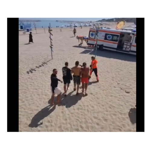 Intervenție rapidă care a salvat viața unui turist pe plajă