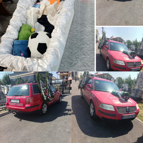 O familie din Târgu Jiu își conduce pe ultimul drum bebelușul născut cu malformație