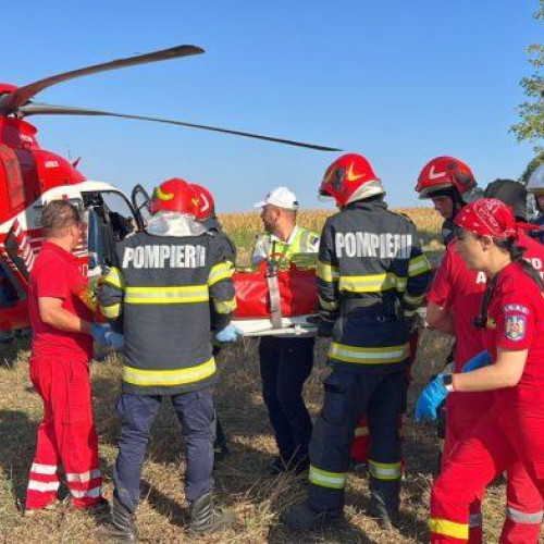 Accident grav pe DN 24 C între Românești și Dămideni; Planul Roșu activat