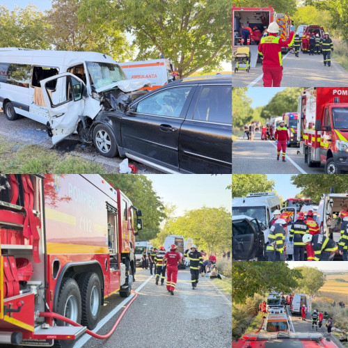 Accident grav pe DN 24C între Românești și Dămideni