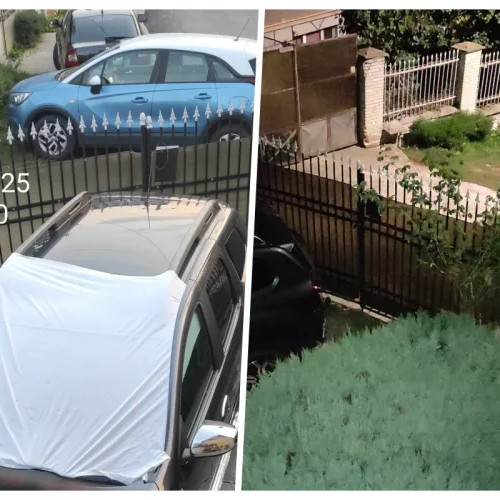 Clujeancă reclamă că vecinii i-au blocat din nou poarta cu mașina