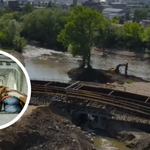 Podul de pe Strada Vrancea din Cluj-Napoca, transformat în zonă insalubră