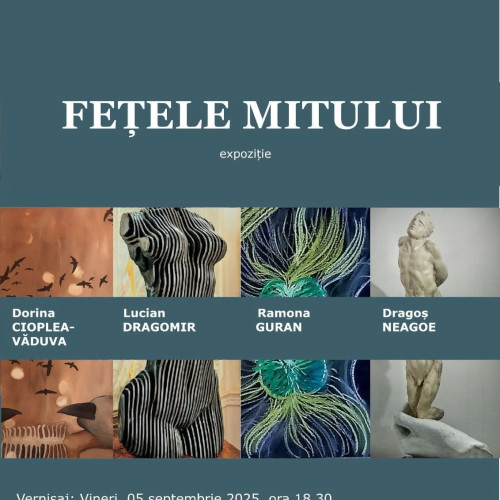 Vernisaj „Fețele mitului” la Muzeul Județean Gorj