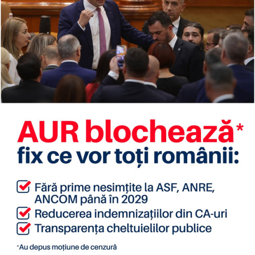USR avertizează opinia publică despre opoziția AUR și SOS la reforme esențiale