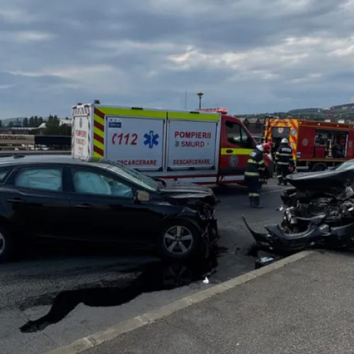 Accident pe podul de la gară din Cluj-Napoca