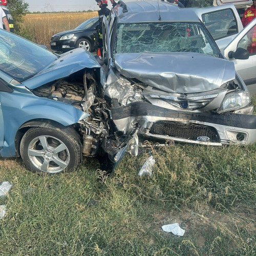 Accident rutier în comuna Crevedia, satul Cocani