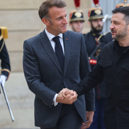 Zelenski ajunge la Paris pentru întâlnirea Coaliției Voinței, în contextul securității Ucrainei